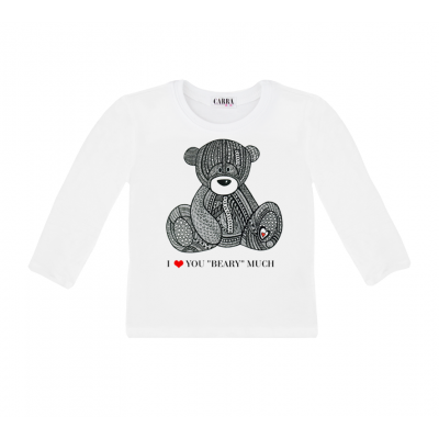 Carra I Love You "Beary" Much детска блуза